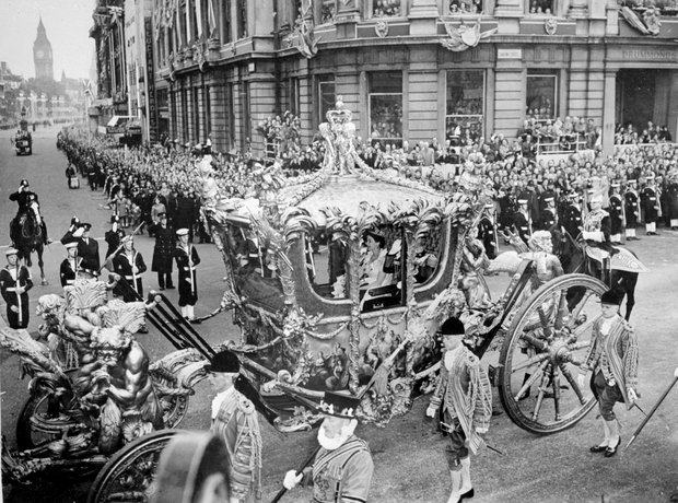 Queen Elizabeth II coronation 1952