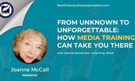 WEBINAR REPLAY: FROM UNKNOWN TO UNFORGETTABLE: HOW MEDIA TRAINING CAN TAKE YOU THERE – JOANNE MCCALL